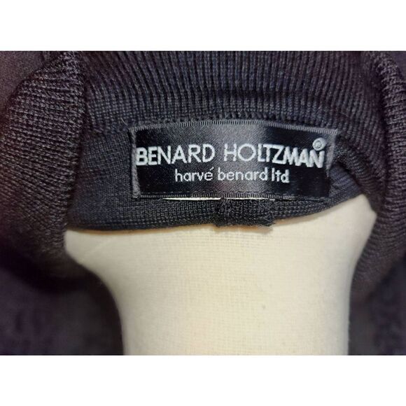 Benard Holtzman | Black Sweater Dress - Picture 4 of 4